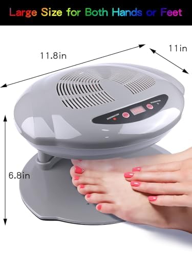 EBANKU 400W Nail Dryer Fan with Auto Sensor Hot & Cold Air
