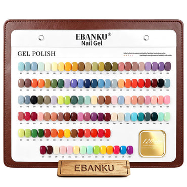 EBANKU 120 Color HEMA-Free Gel Nail Polish Set 15ML Kit