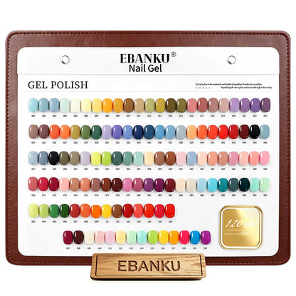 EBANKU 120 Color HEMA-Free Gel Nail Polish Set 15ML Kit