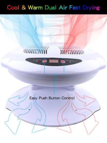 EBANKU 400W Nail Dryer Fan with Auto Sensor Hot & Cold Air