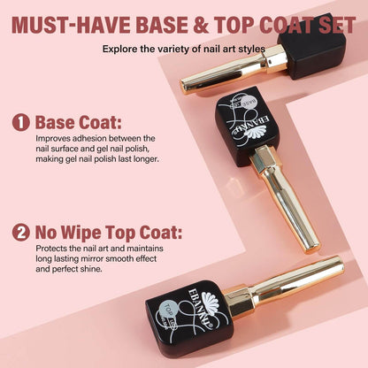 EBANKU 60 Colors Gel Nail Polish Set Same Color Bottle 15ML Kit