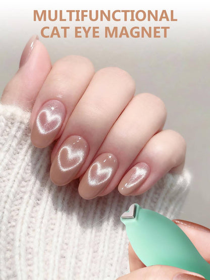 EBANKU 28PCS Cat Eye Nail Magnet Set for Gel Polish DIY