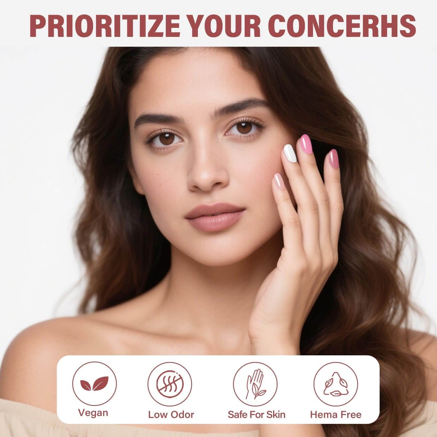 EBANKU 60 Colors Gel Nail Polish Set Same Color Bottle 15ML Kit