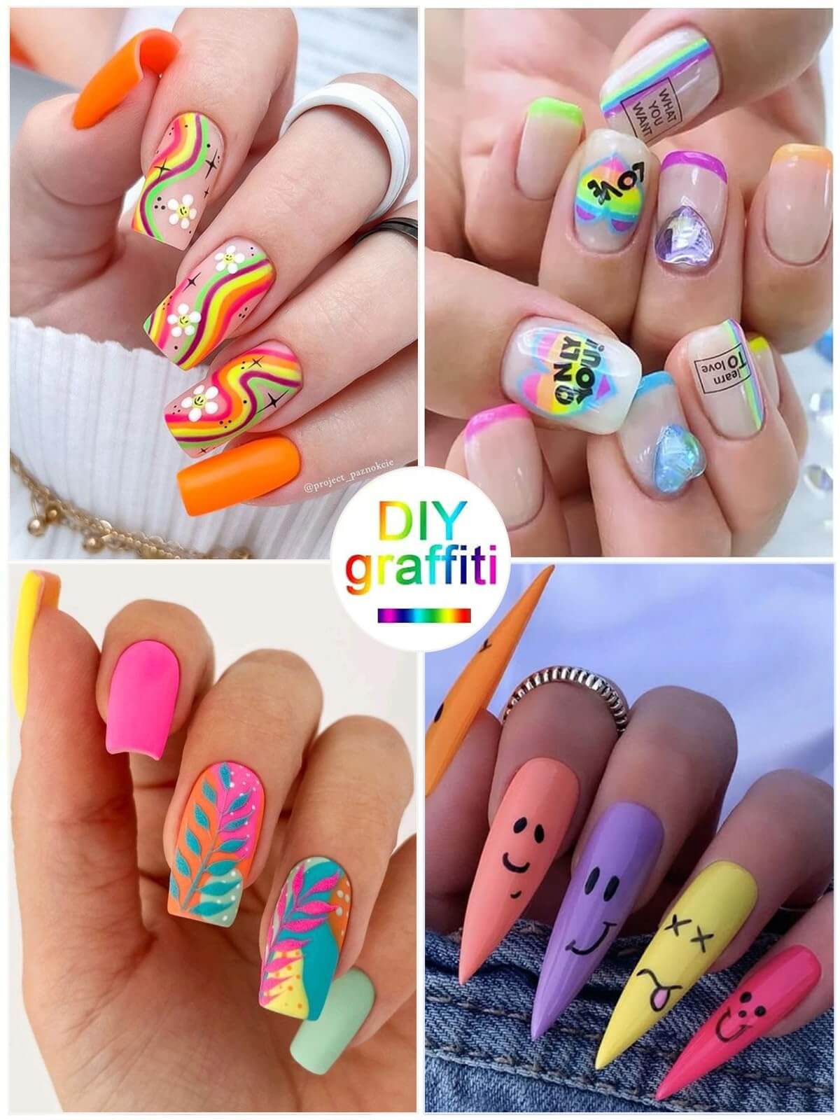 EBANKU 3D Nail Art Pens, 12-Color DIY Manicure Set