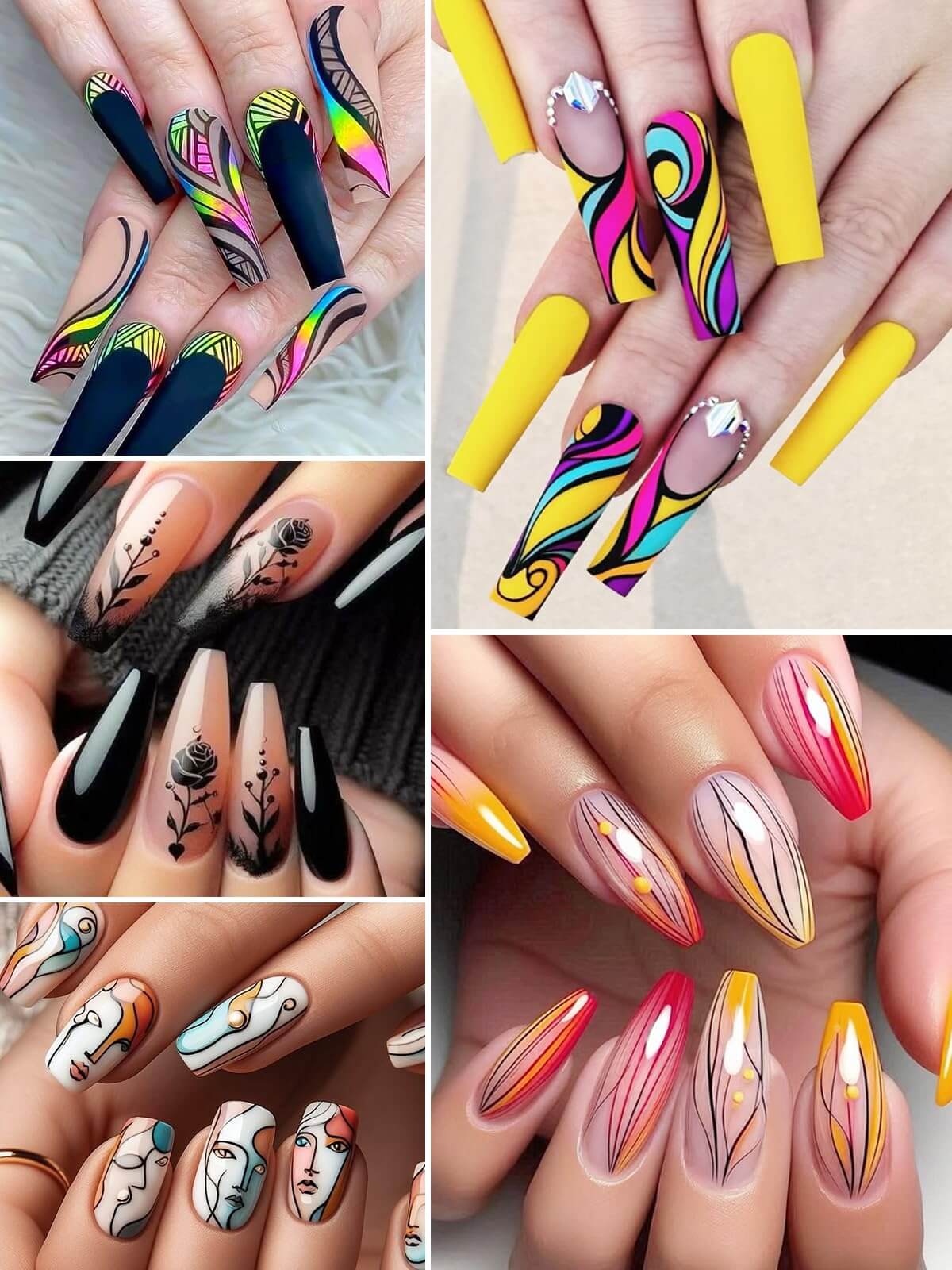 EBANKU 12-Color Nail Art Pens – DIY Nail Drawing Tools