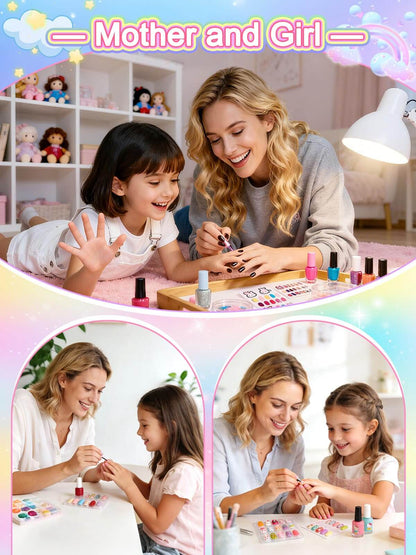 EBANKU Kids Press On Nails 78PCS Frog Design w/Glue